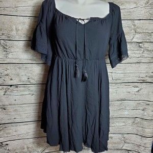 Torrid Black Casual Dress Size 0 (Large)